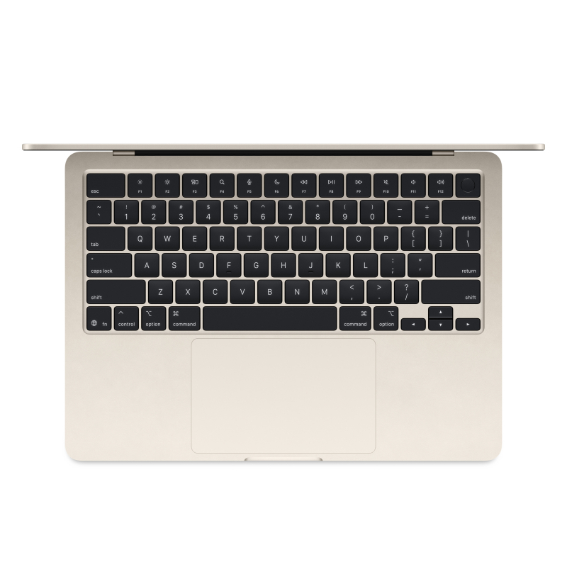 Apple MacBook Air 13" (M4, 10C CPU/8C GPU, 2025), 16 ГБ, 256 ГБ SSD, «сияющая звезда»